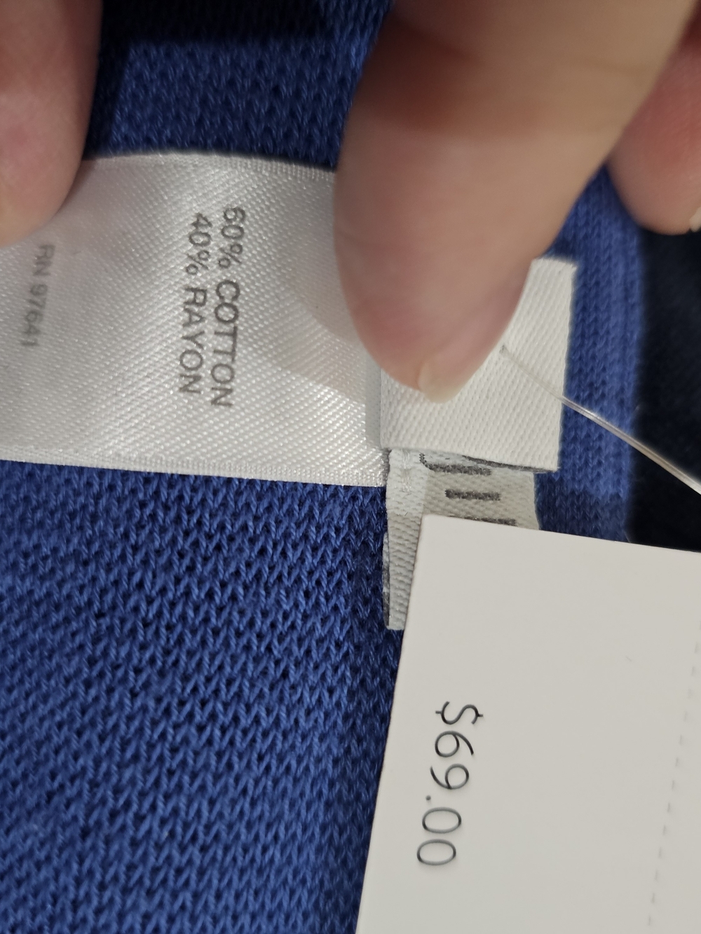 J. Jill Open Front Cardigan - Dutch Blue, NWT - Picture 4 of 7